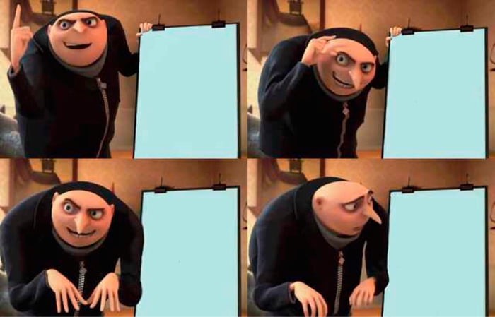 Gru's Plan meme about Tea Drops